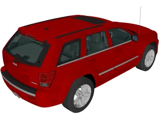 Jeep Grand Cherokee SRT8 (2009) 3D Model preview