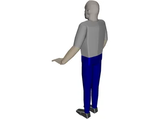 Worker 3D Model preview