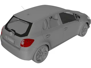 Toyota Auris 3D Model preview