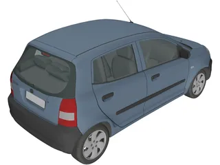 Kia Picanto 3D Model preview