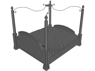 Bed 3D Model preview