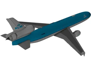 McDonnell Douglas MD-11 KLM 3D Model preview