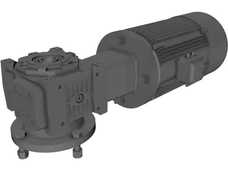 Reductor Motor 3D Model preview