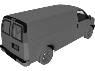GMC Savana 3D Model preview