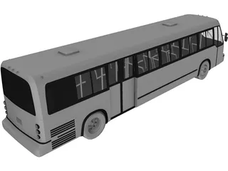 GMC RTS Bus 3D Model preview