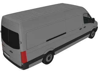 Mercedes-Benz Sprinter 311 CDI (2011) 3D Model preview