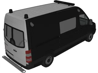 Mercedes-Benz Sprinter Ambulance 3D Model preview