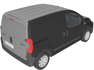 Peugeot Bipper (2010) 3D Model preview