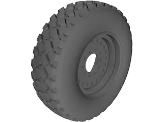 Tire 3D Model preview