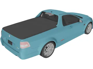 Holden Commodore Ute (2011) 3D Model preview