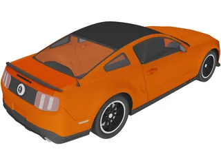 Ford Mustang BOSS (2012) 3D Model preview