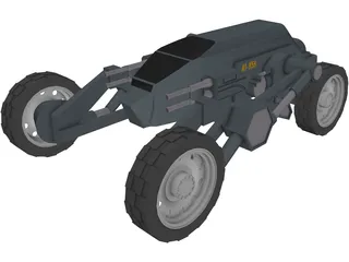 A1-K59 Military Vehicle 3D Model preview