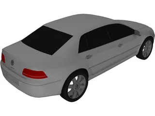 Volkswagen Phaeton (2010) 3D Model preview
