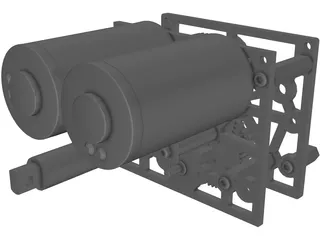 Team 3008 FRC Gearbox 3D Model preview