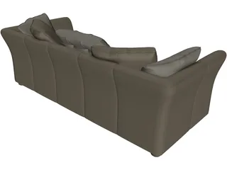 Sofa Small 3D Model preview