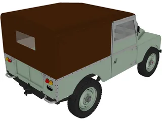 Land Rover Series I 3D Model preview