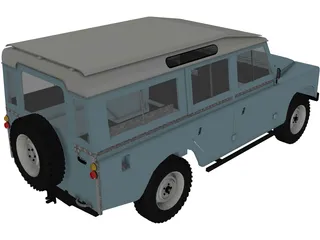 Land Rover Series III 109 3D Model preview