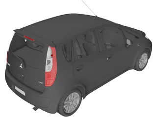 Mitsubishi Colt 3D Model preview
