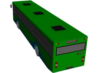 Man Bus 3D Model preview