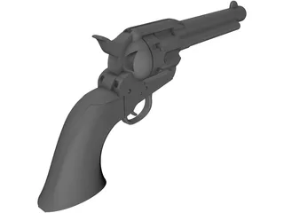 Colt Peacemaker 3D Model preview