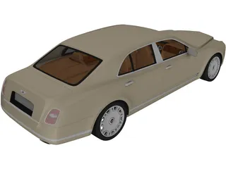 Bentley Mulsanne 3D Model preview
