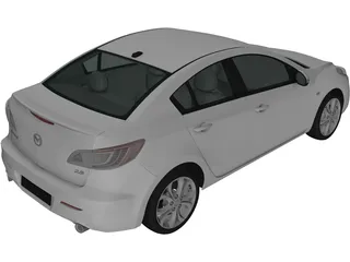 Mazda 3 Sedan (2011) 3D Model preview