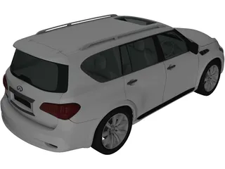 Infiniti QX56 (2011) 3D Model preview