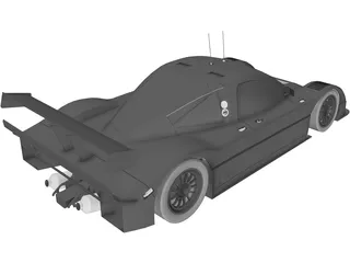 Ford Doran Racing JE4 3D Model preview