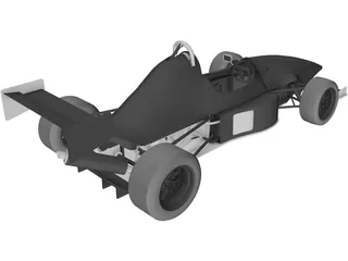JRC FJ1000 Race Car 3D Model preview