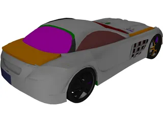 Mercedes-Benz McLaren SLR 3D Model preview