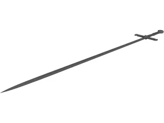 Anduril 3D Model preview