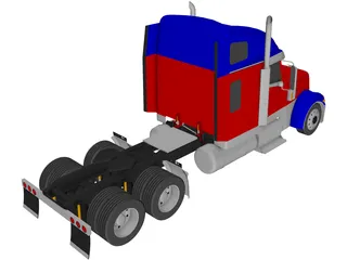 Freightliner Coronado 3D Model preview