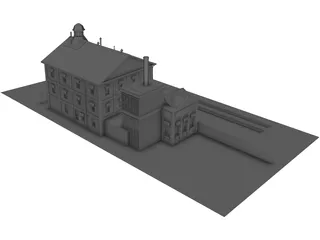 Great Northern Brewery Building 3D Model preview