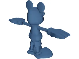 Mickey Mouse 3D Model preview