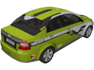 Chevrolet Aveo (2010) 3D Model preview