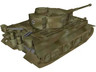 Tiger L 3D Model preview