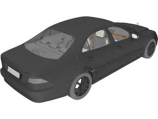 Mercedes-Benz S-Class 3D Model preview