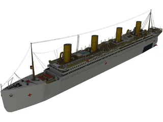 Britannic HMHS 3D Model preview