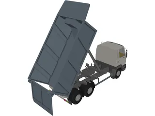 DAF Tipper Truck 3D Model preview