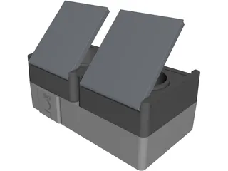 Power Socket 3D Model preview