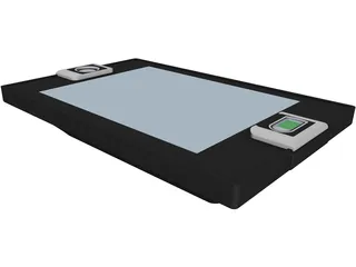 Cash Basis Pay Desk 3D Model preview