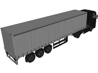 MAN TGX 3D Model preview