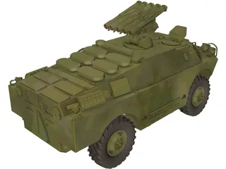 BRDM-3 3D Model preview