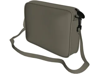 Shoulder Bag 3D Model preview