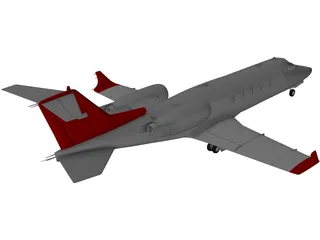 Bombardier Learjet 3D Model preview