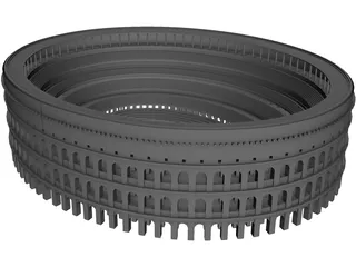 Coliseum Anfiteatro Flavio 3D Model preview