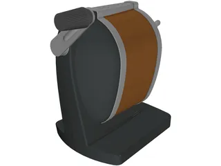 Pencil Sharpener 3D Model preview