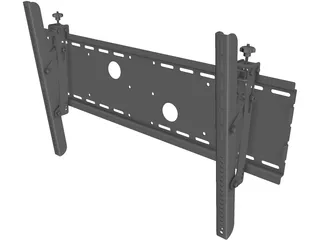 Tilting Television Wall Mount 3D Model preview