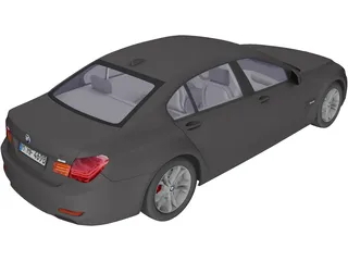 BMW 760 Li 3D Model preview