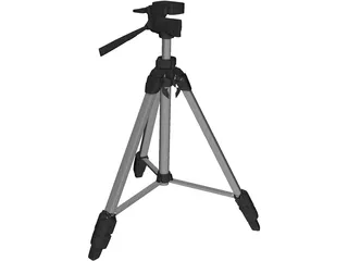 Tripod Light Camera 3D Model preview